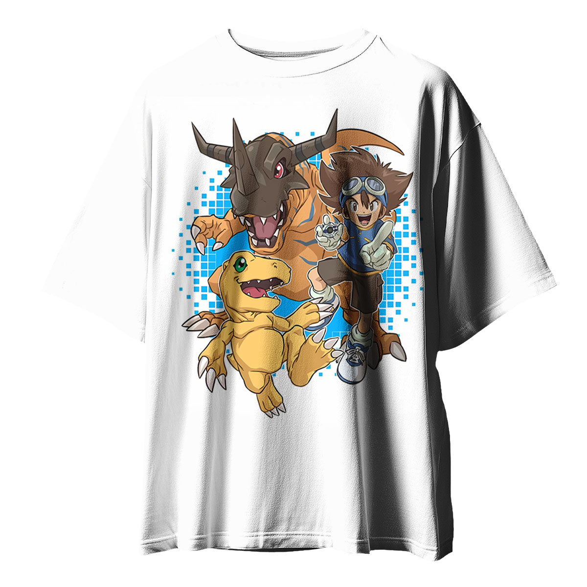 Digimon Adventure Taichi With Friends In Blue Anime Apparel