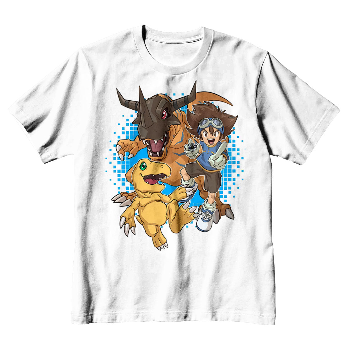 Digimon Adventure Taichi With Friends In Blue Anime Apparel