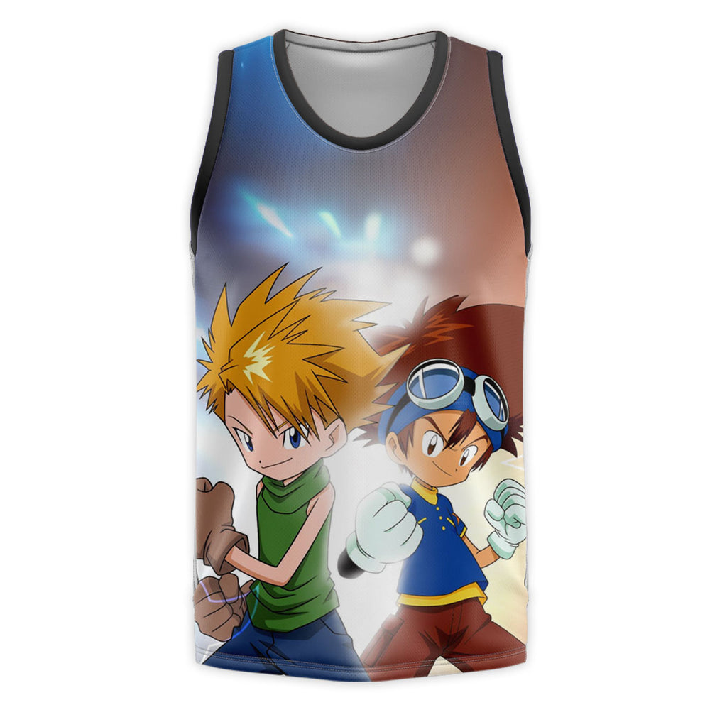 Digimon Adventure Taichi Yamato Prepared Blue Orange Anime Apparel