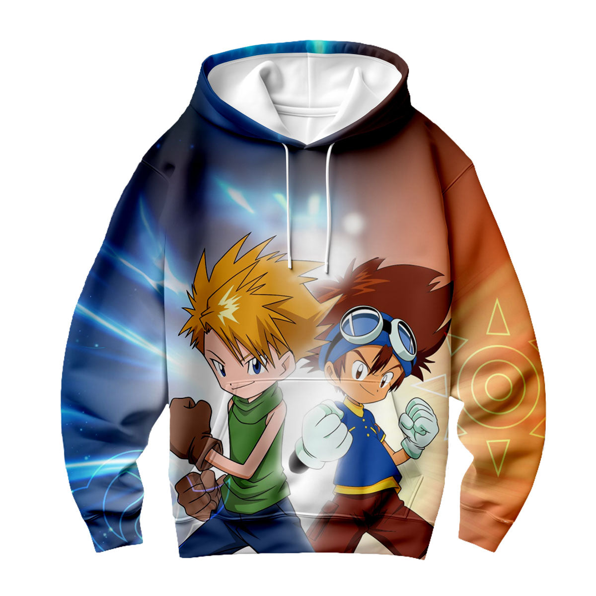 Digimon Adventure Taichi Yamato Prepared Blue Orange Anime Apparel