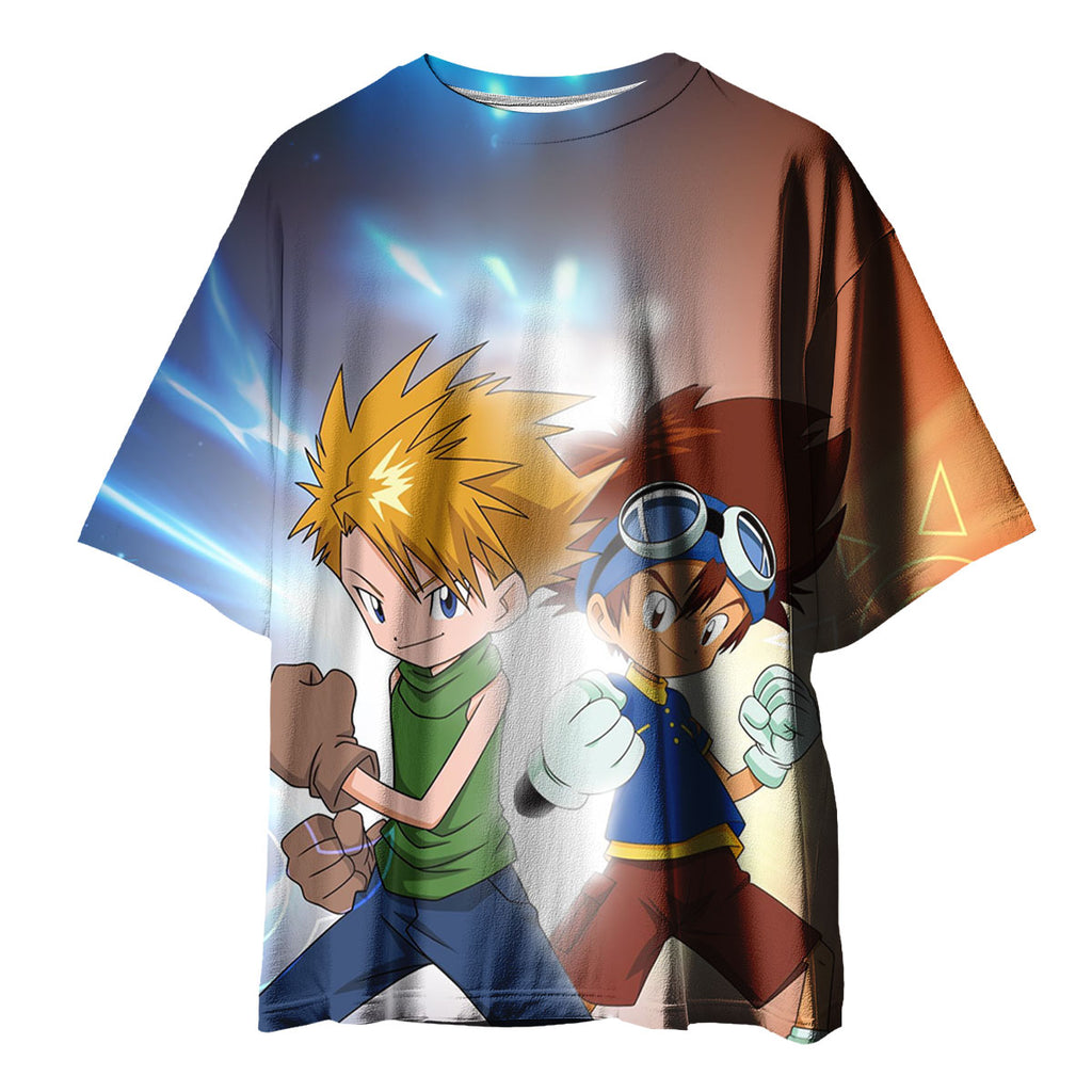 Digimon Adventure Taichi Yamato Prepared Blue Orange Anime Apparel