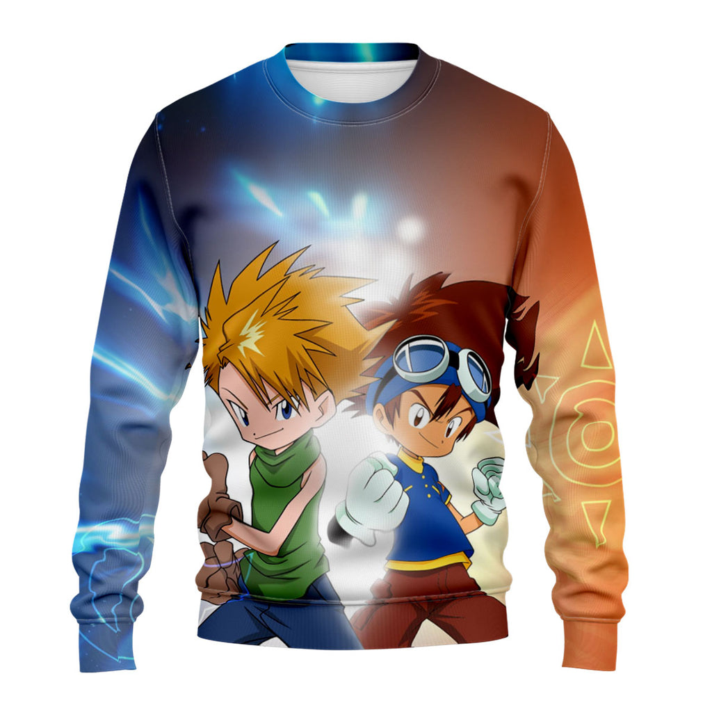 Digimon Adventure Taichi Yamato Prepared Blue Orange Anime Apparel