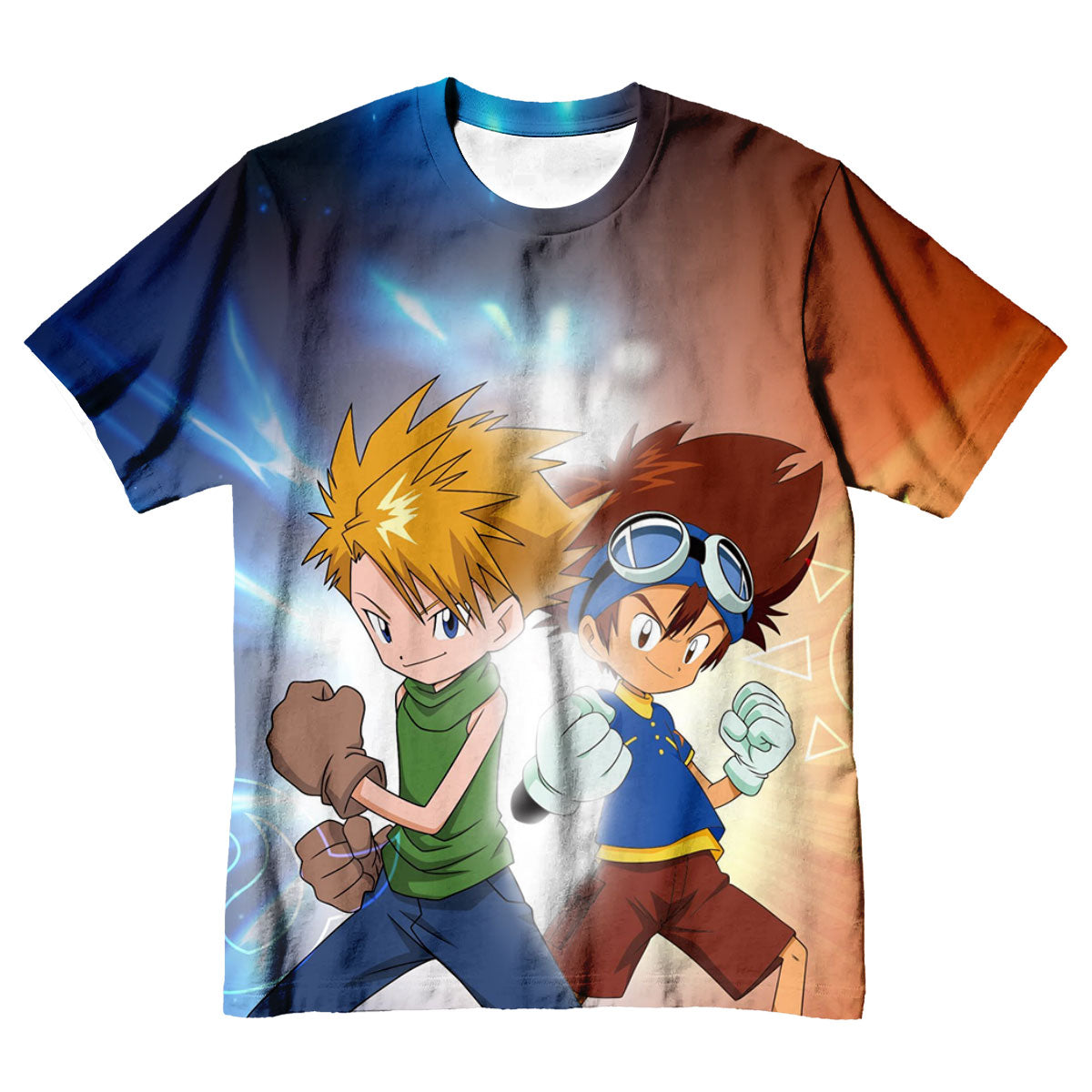 Digimon Adventure Taichi Yamato Prepared Blue Orange Anime Apparel