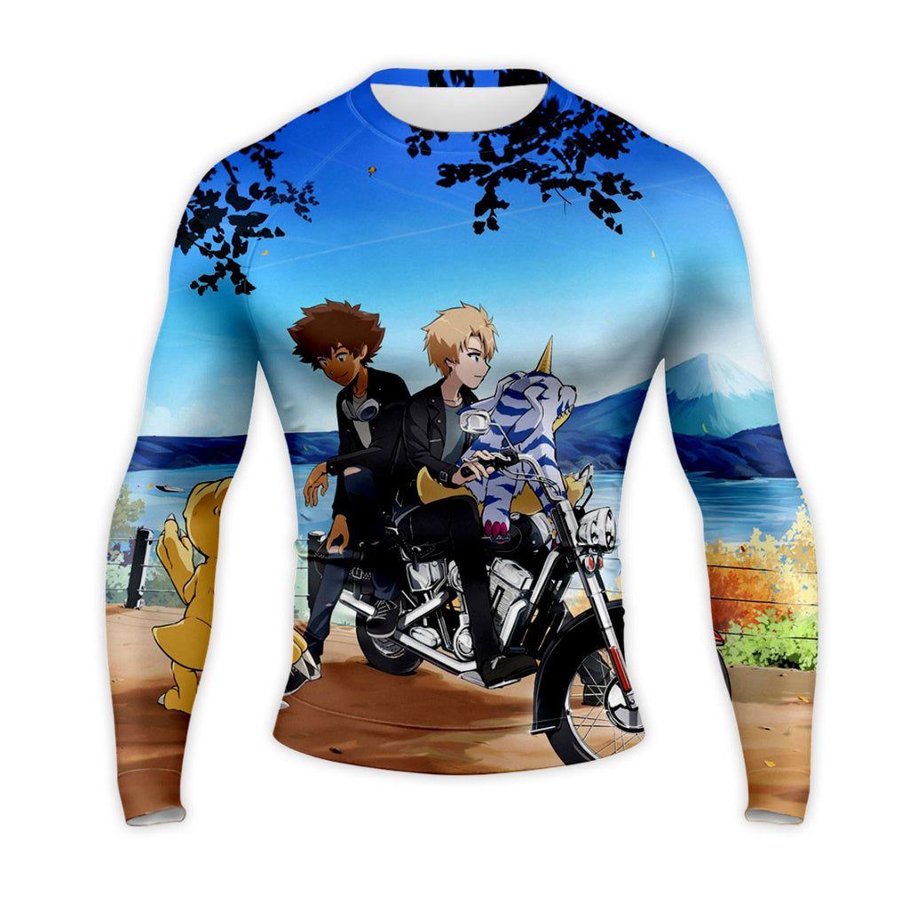 Digimon Adventure Taichi Yamato Relaxing By Lakeside Anime Apparel