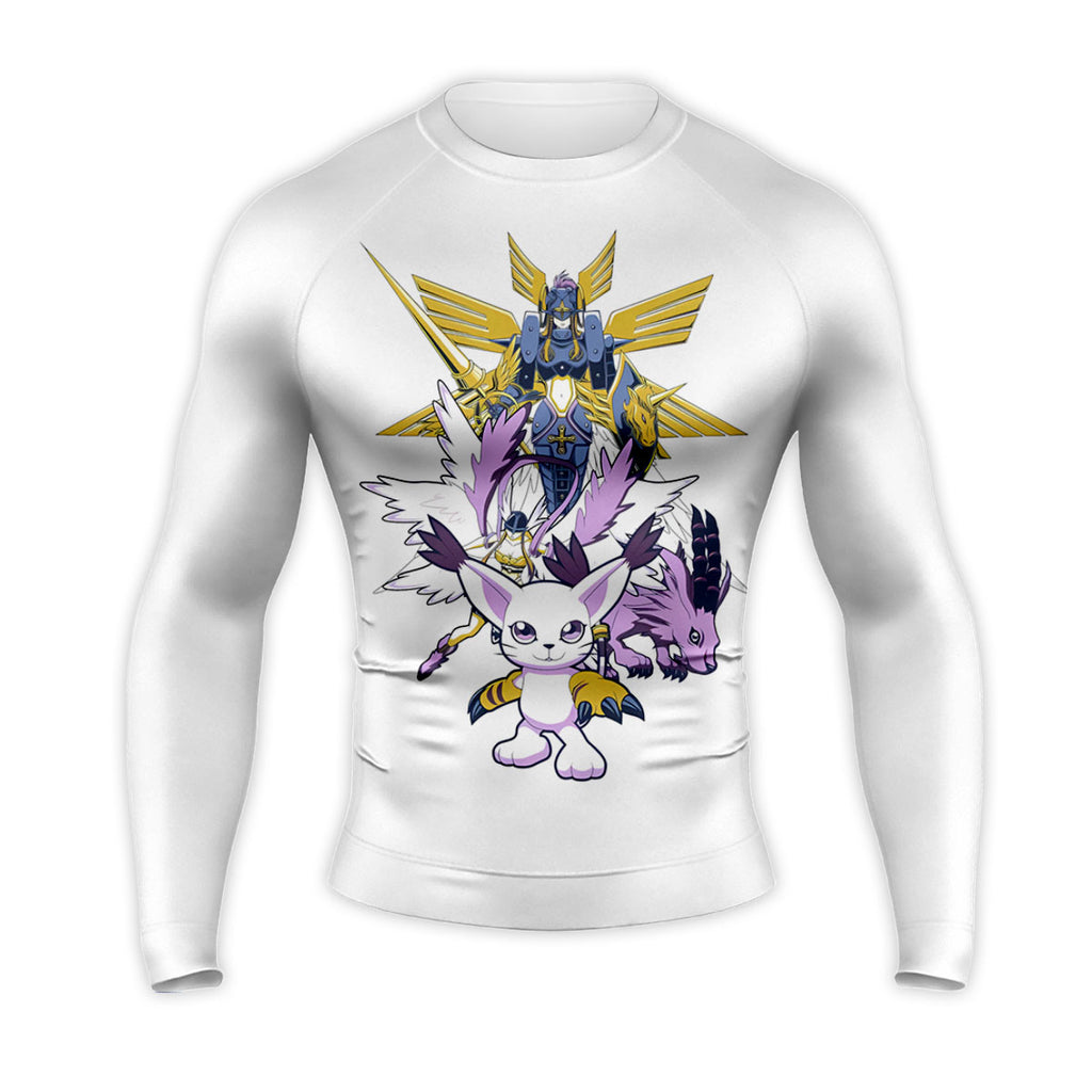 Digimon Adventure Tailmon Evolution Squad White Anime Apparel