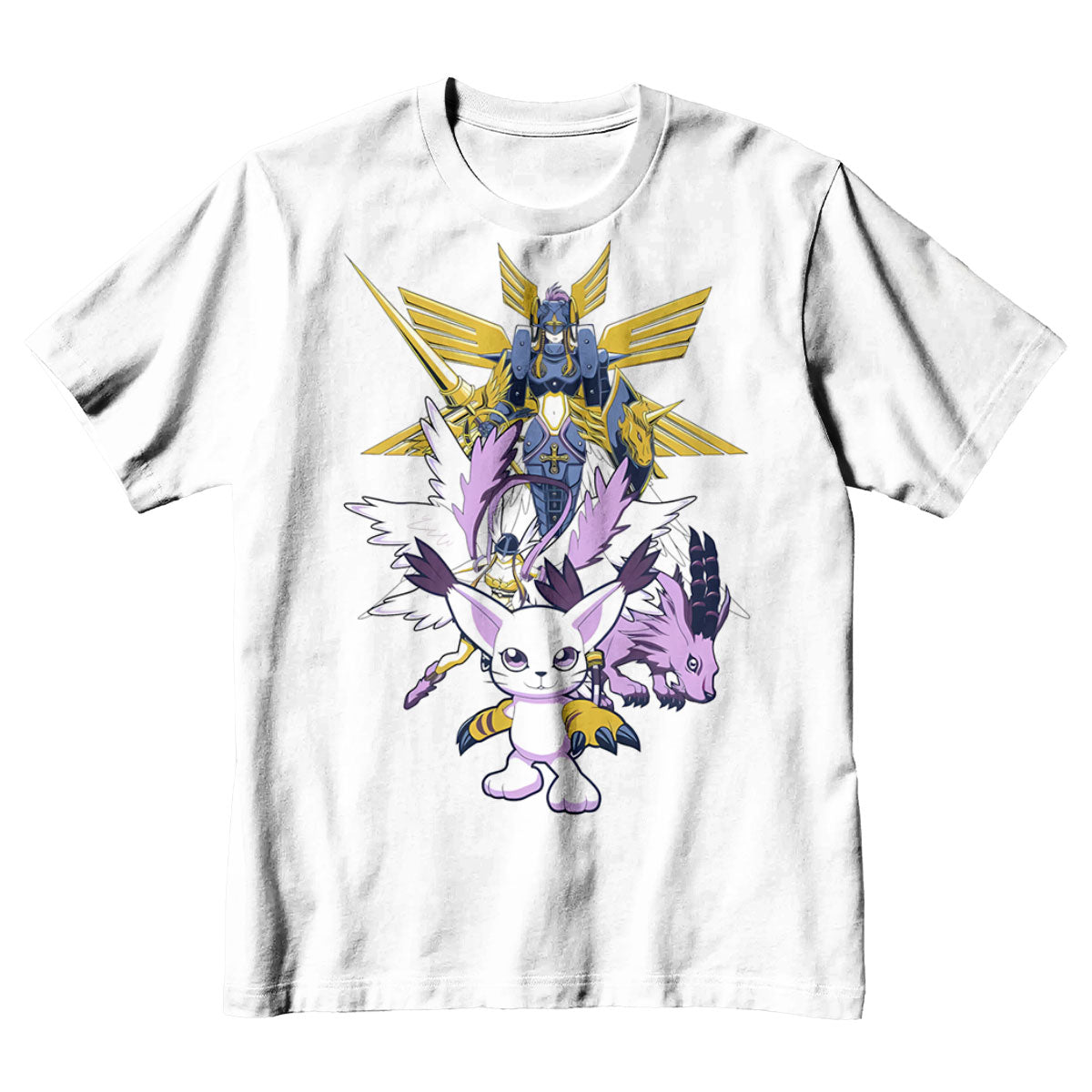Digimon Adventure Tailmon Evolution Squad White Anime Apparel