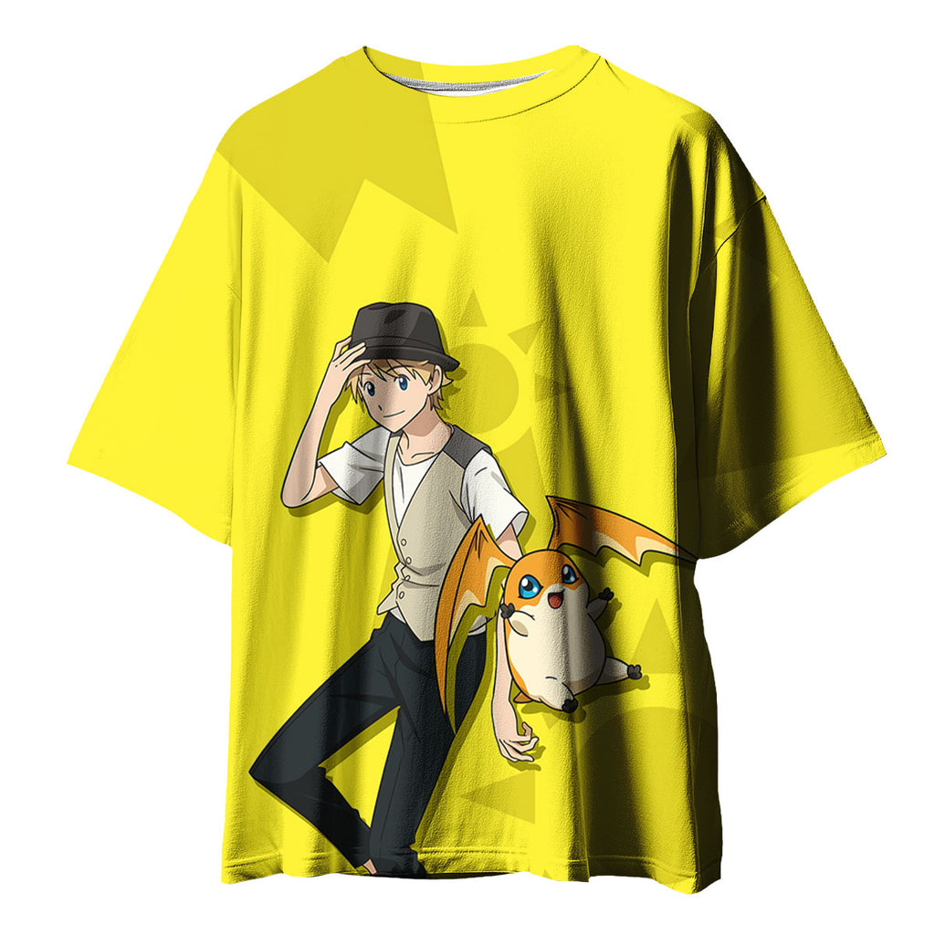 Digimon Adventure Takeru Takaishi And Yellow Patamon Anime Apparel