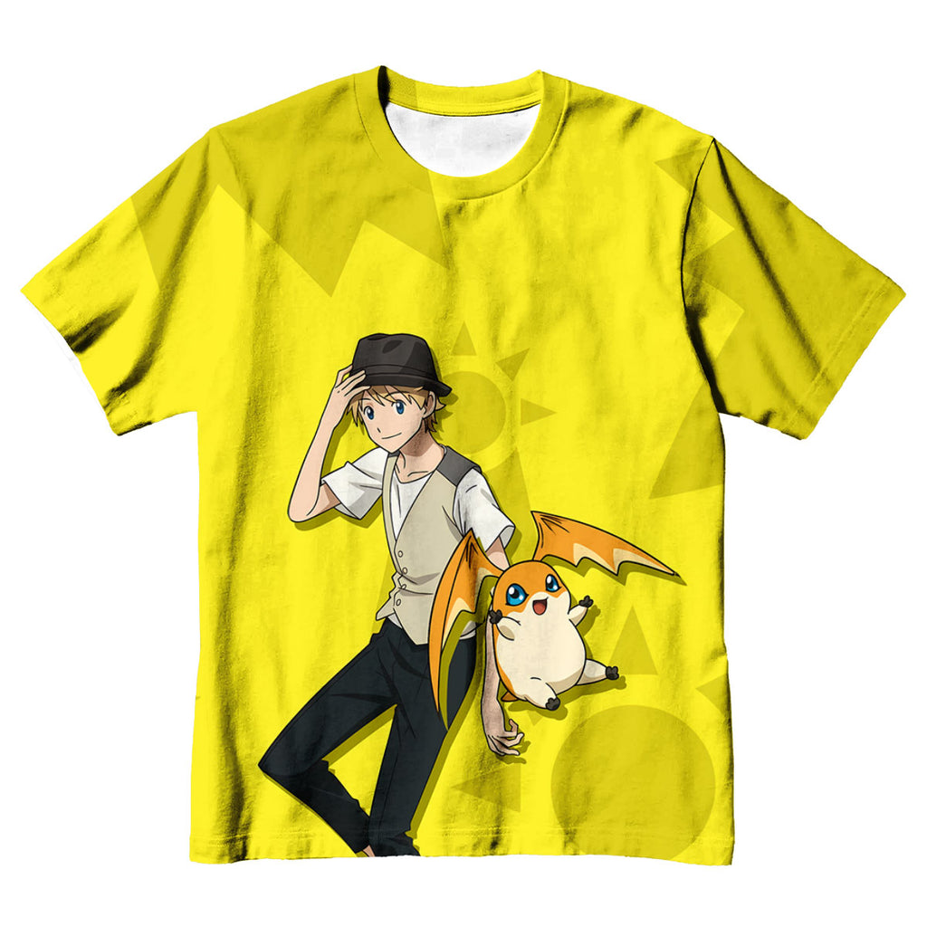 Digimon Adventure Takeru Takaishi And Yellow Patamon Anime Apparel