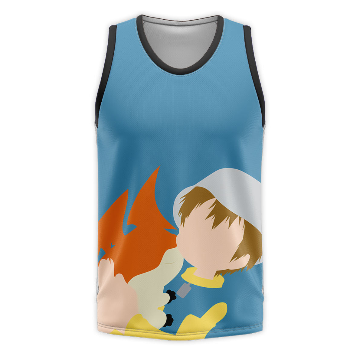 Digimon Adventure Takeru Takaishi Hugging Patamon Affectionately Anime Apparel