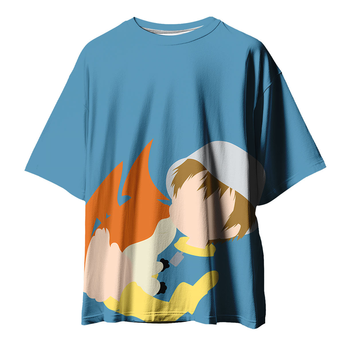 Digimon Adventure Takeru Takaishi Hugging Patamon Affectionately Anime Apparel
