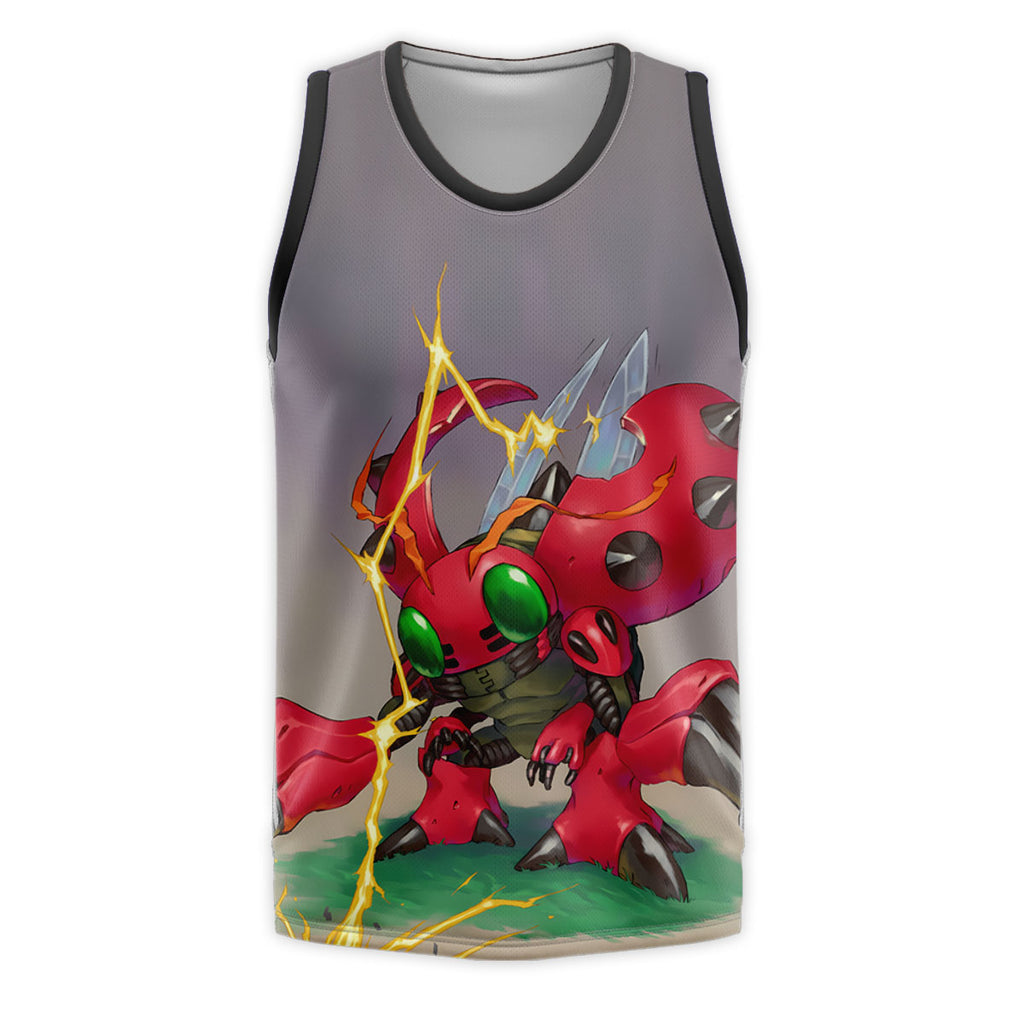 Digimon Adventure Tentomon Surrounded By Crackling Lightning Anime Apparel