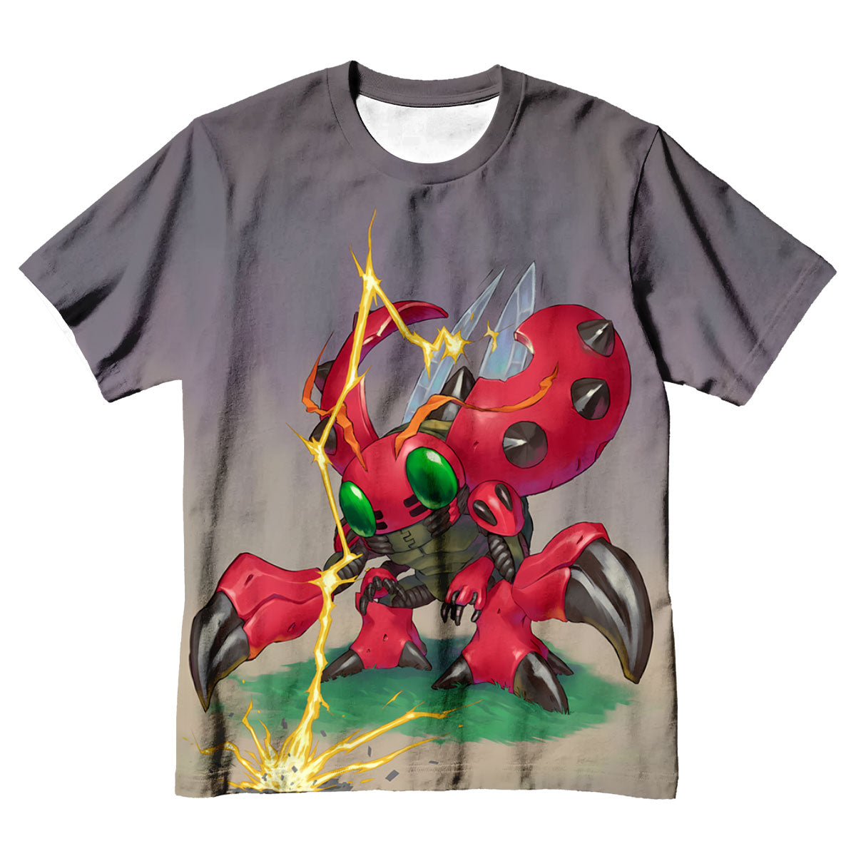 Digimon Adventure Tentomon Surrounded By Crackling Lightning Anime Apparel