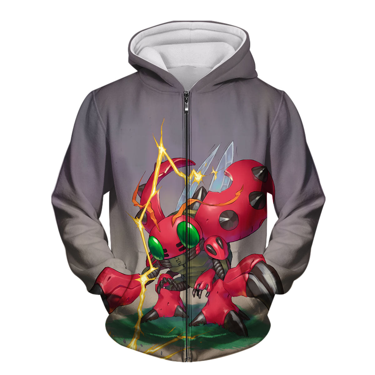 Digimon Adventure Tentomon Surrounded By Crackling Lightning Anime Apparel
