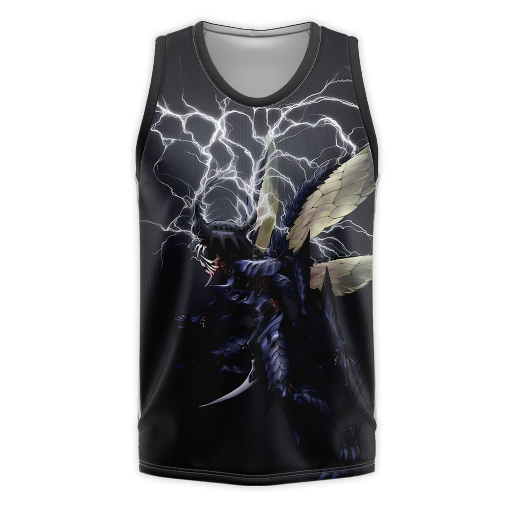 Digimon Adventure Thunder Dark Kabuterimon Surrounded By Lightning Anime Apparel