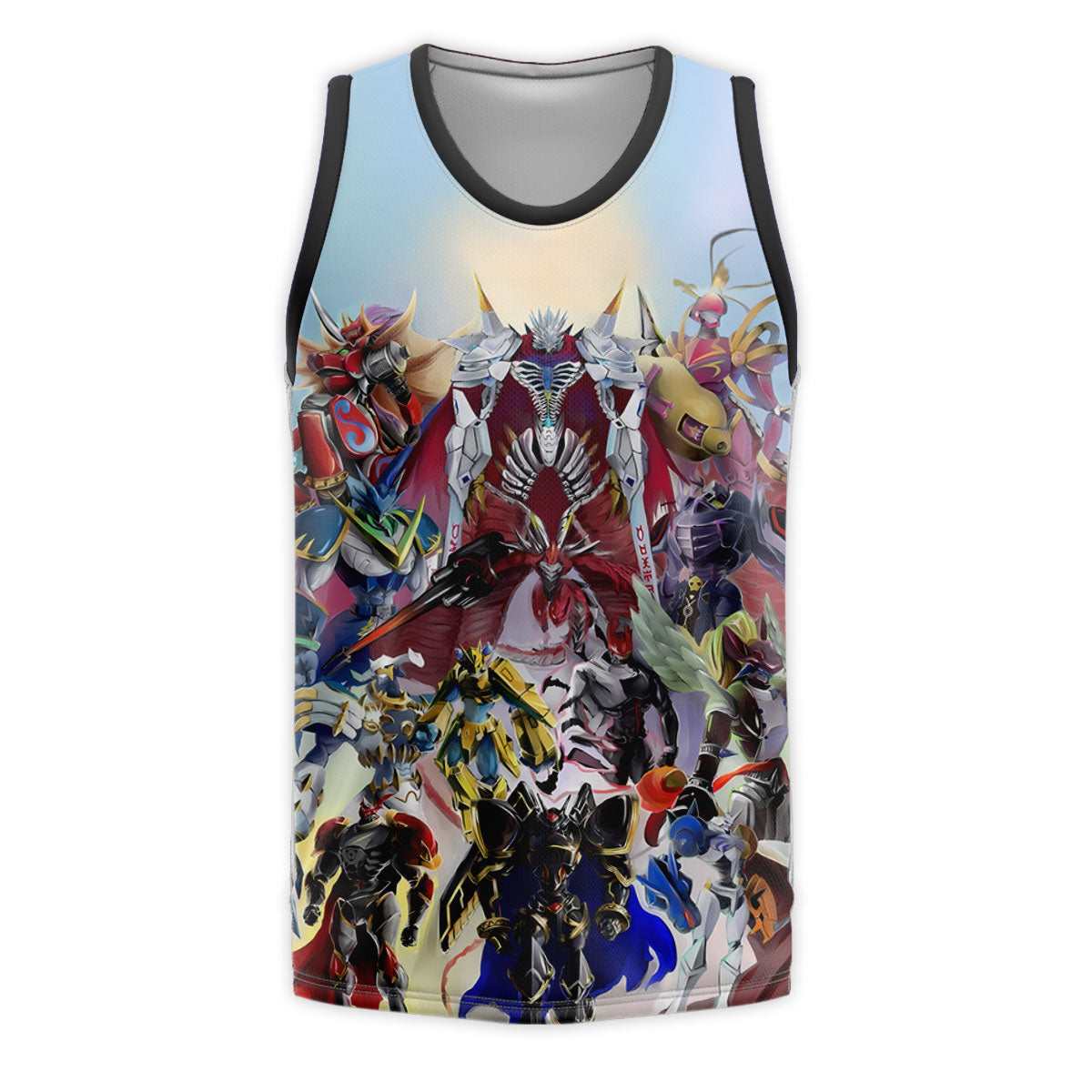 Digimon Adventure Ultimate Digimon Standing Colorful Vibrant Anime Apparel