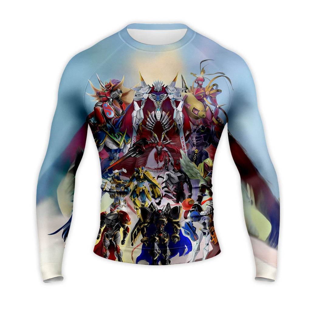 Digimon Adventure Ultimate Digimon Standing Colorful Vibrant Anime Apparel