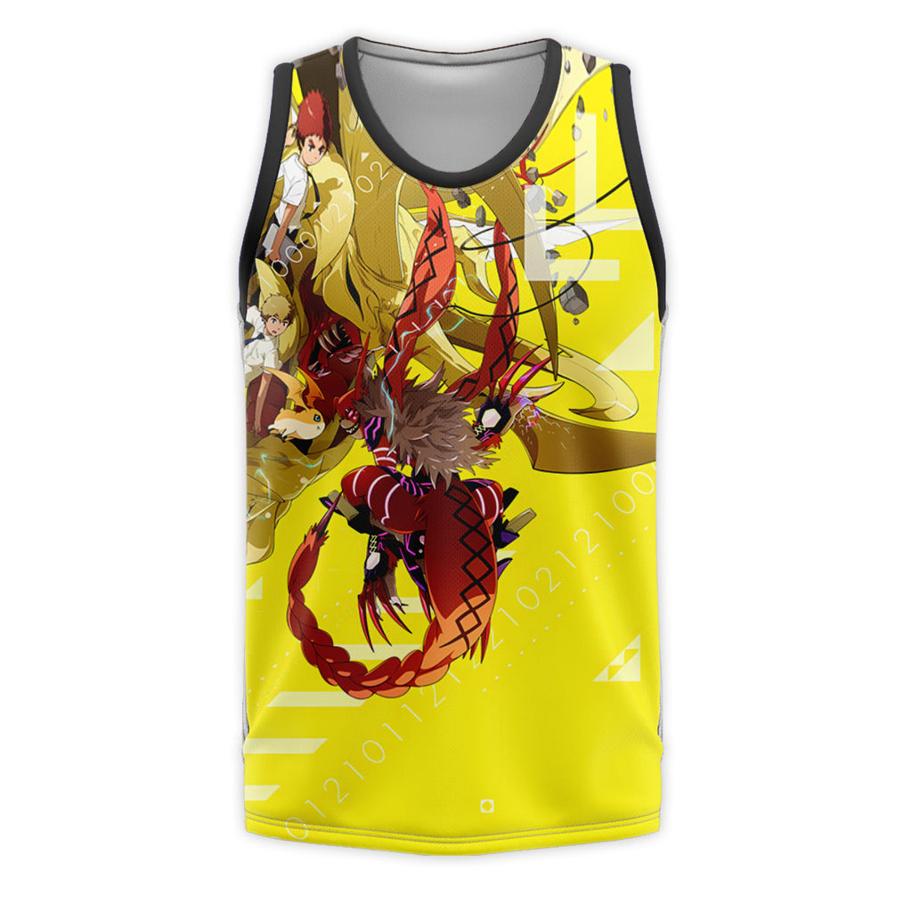 Digimon Adventure Ultimate Yellow In Intense Battle Anime Apparel