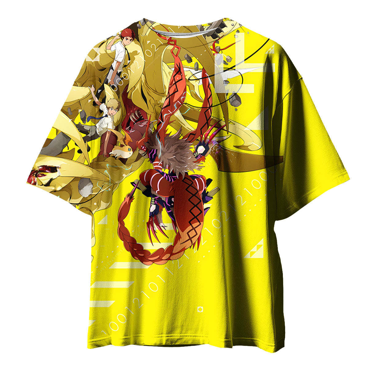 Digimon Adventure Ultimate Yellow In Intense Battle Anime Apparel