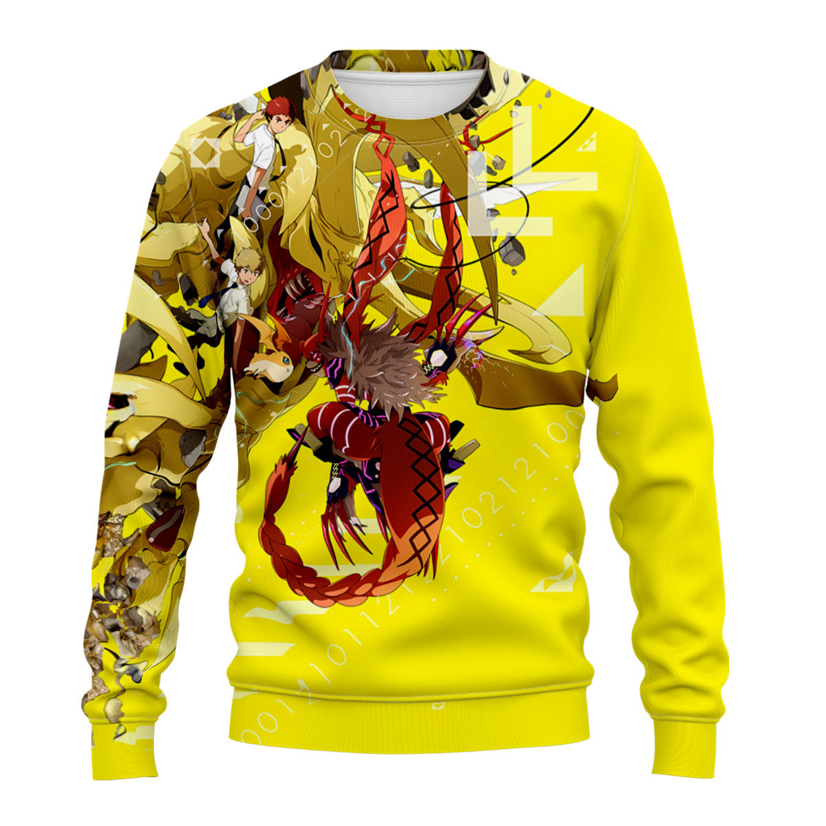 Digimon Adventure Ultimate Yellow In Intense Battle Anime Apparel