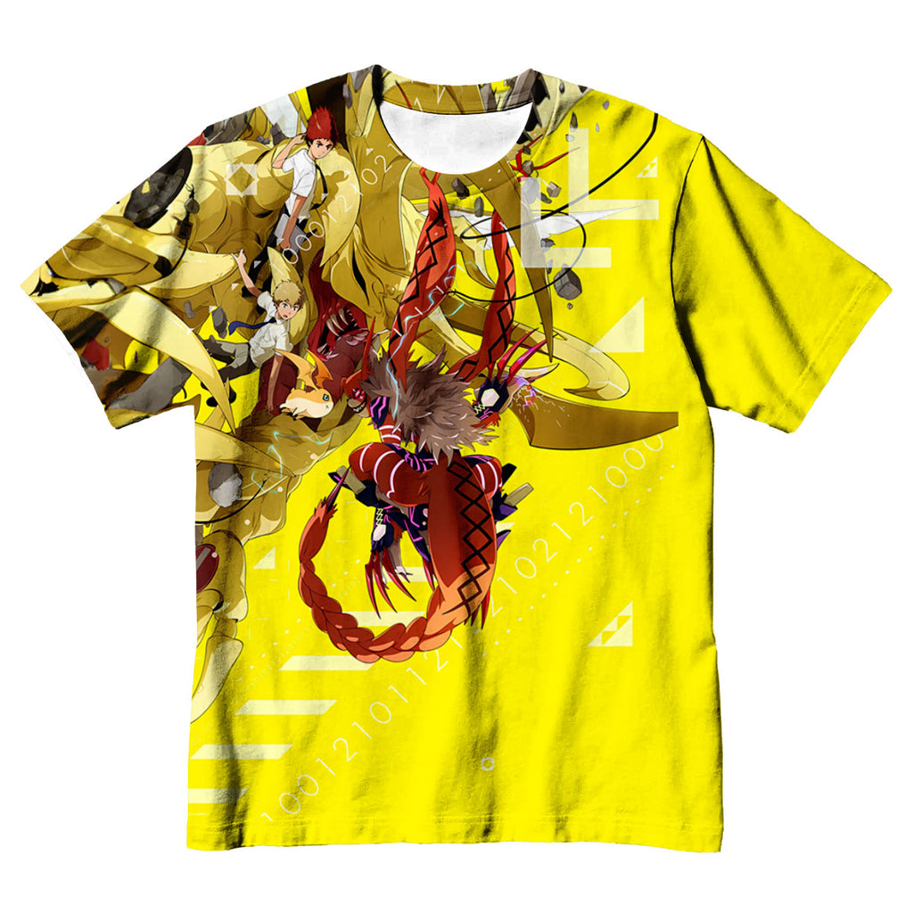 Digimon Adventure Ultimate Yellow In Intense Battle Anime Apparel