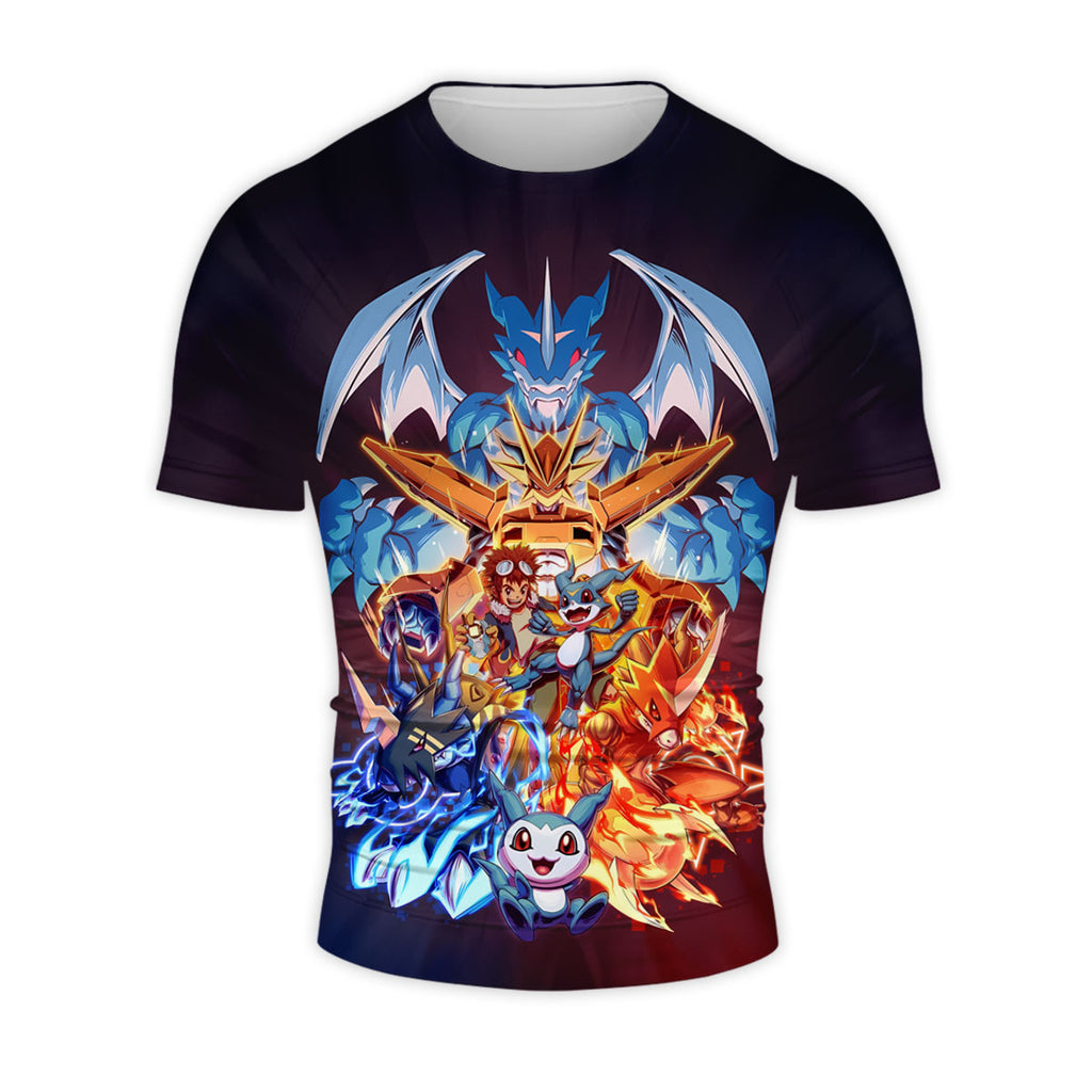 Digimon Adventure V-Mon Dynamic Group Of Digimon Anime Apparel