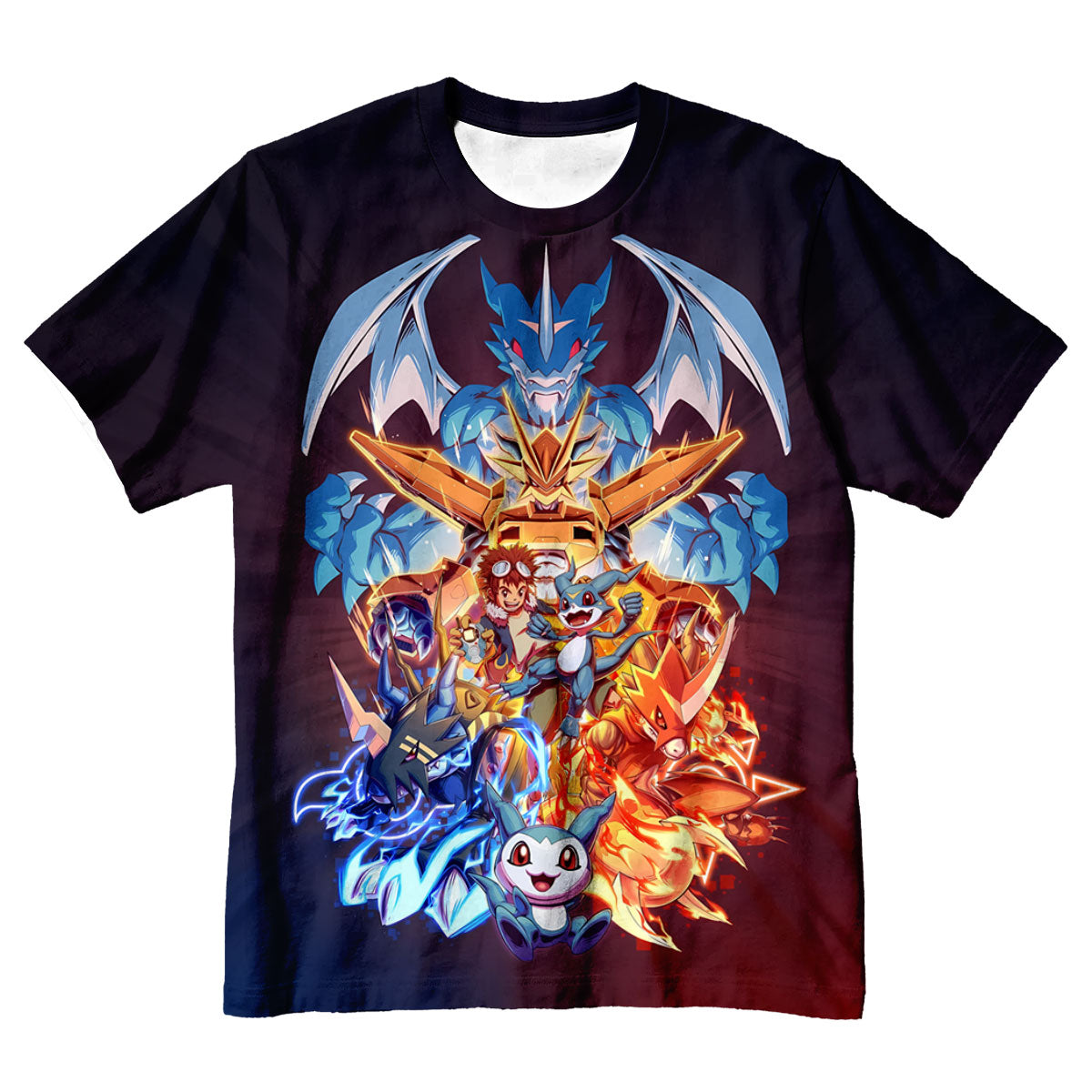 Digimon Adventure V-Mon Dynamic Group Of Digimon Anime Apparel