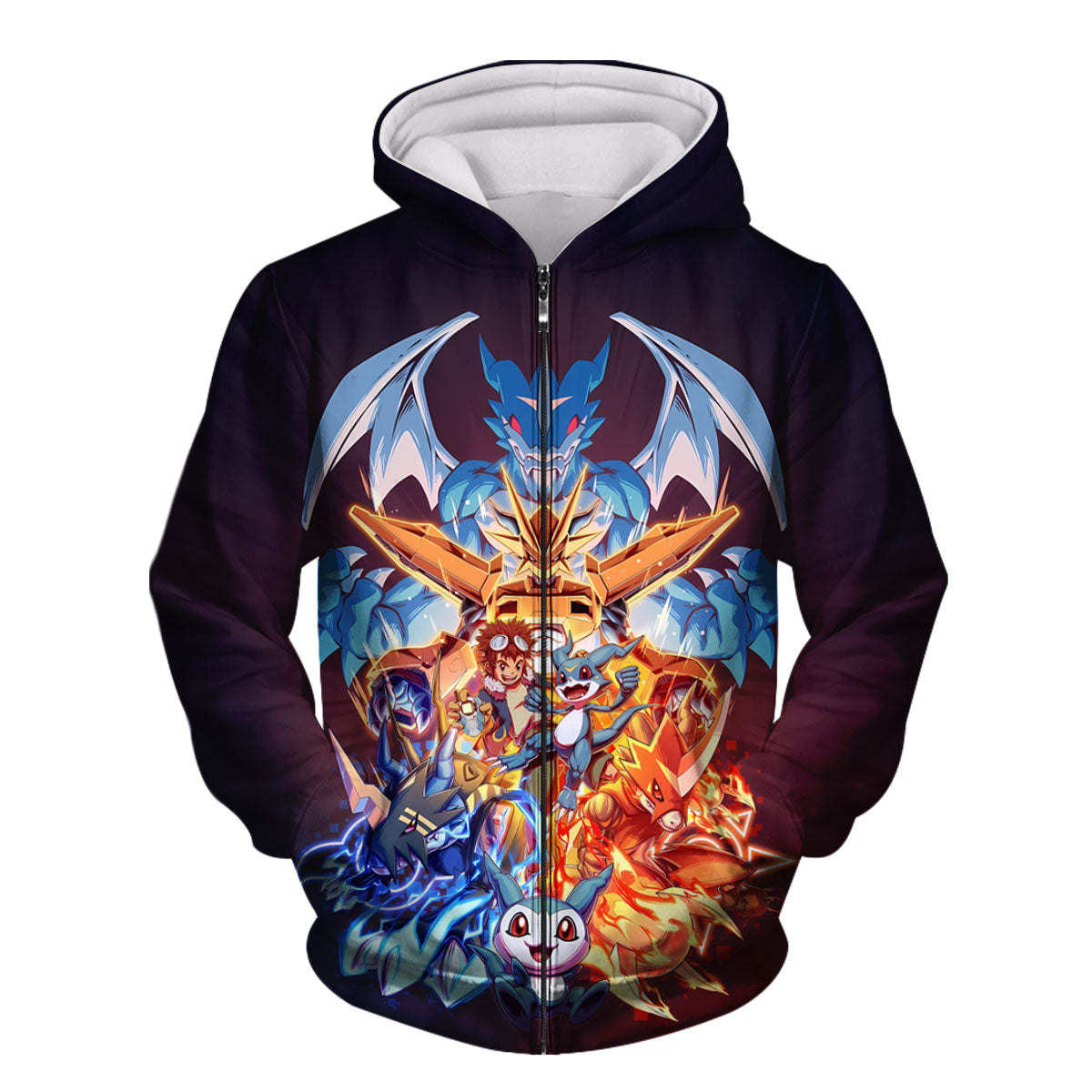 Digimon Adventure V-Mon Dynamic Group Of Digimon Anime Apparel