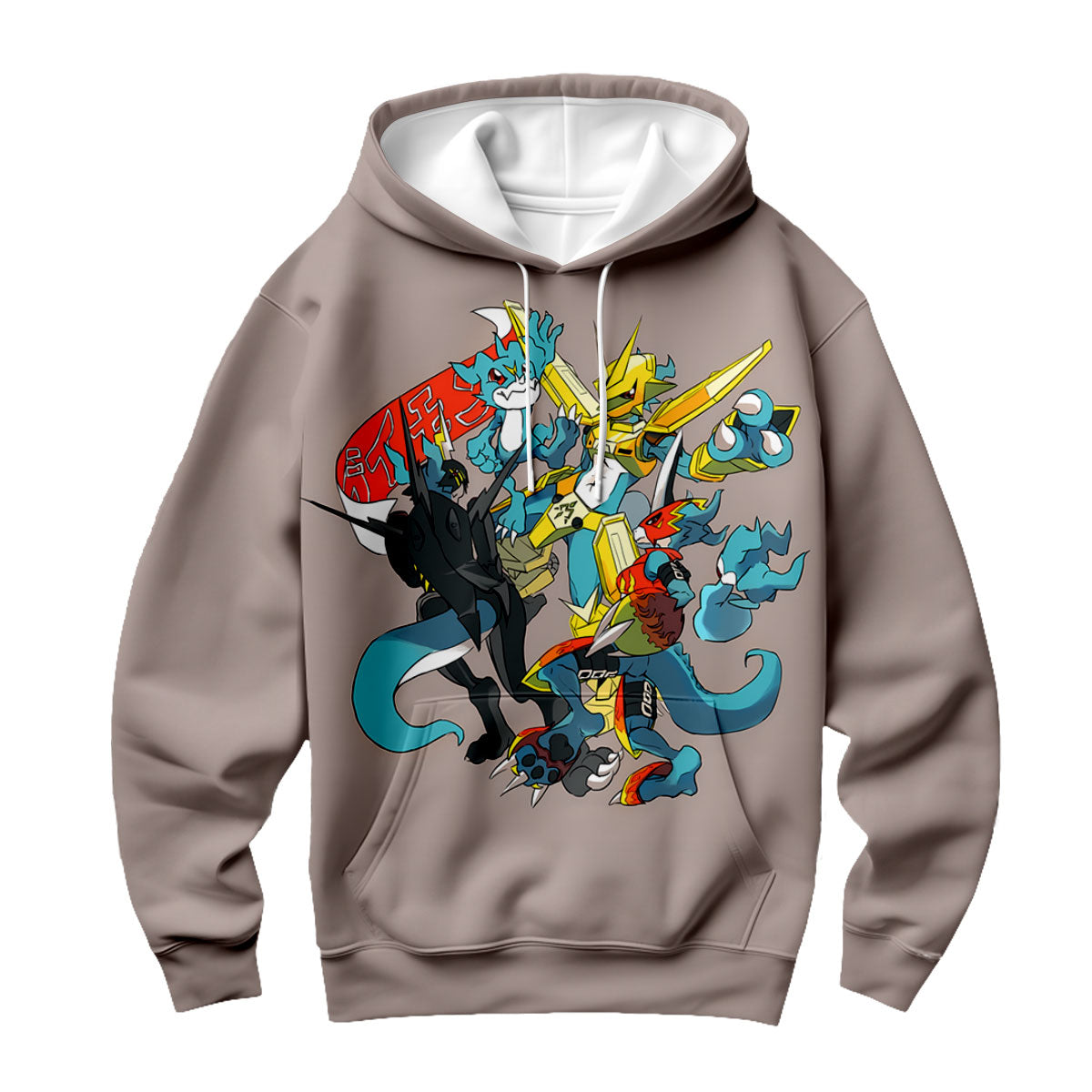 Digimon Adventure V-Mon Standing In Gray Form Anime Apparel