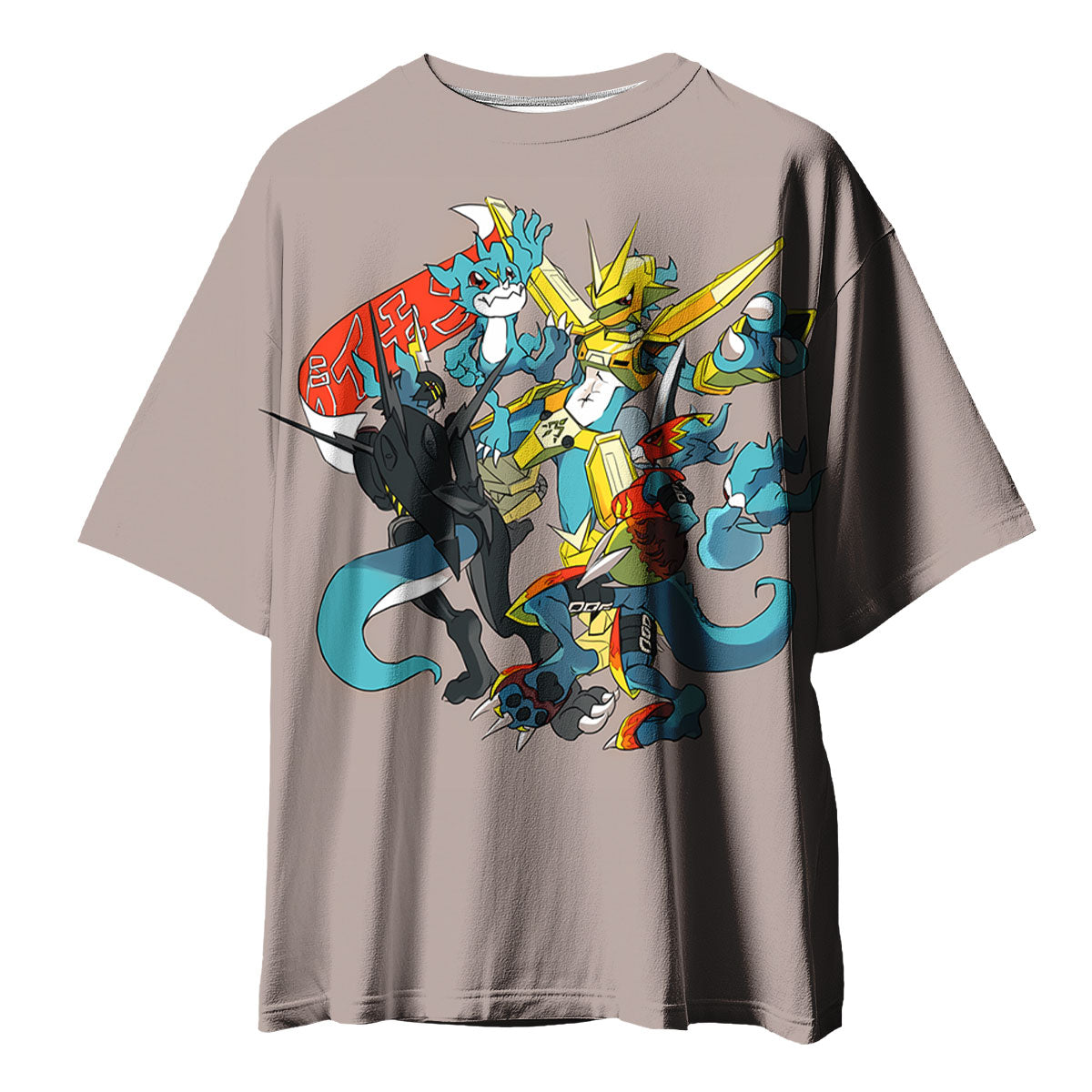 Digimon Adventure V-Mon Standing In Gray Form Anime Apparel