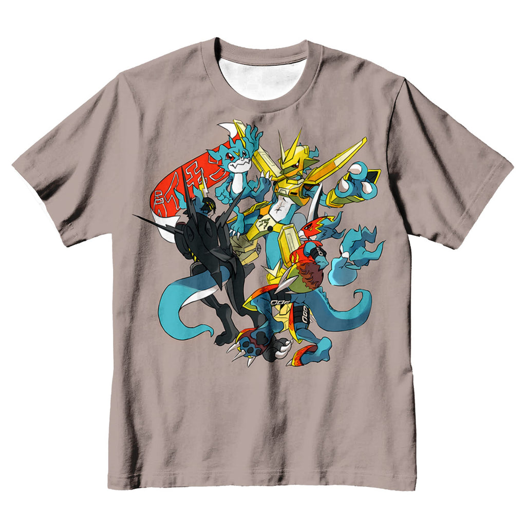 Digimon Adventure V-Mon Standing In Gray Form Anime Apparel