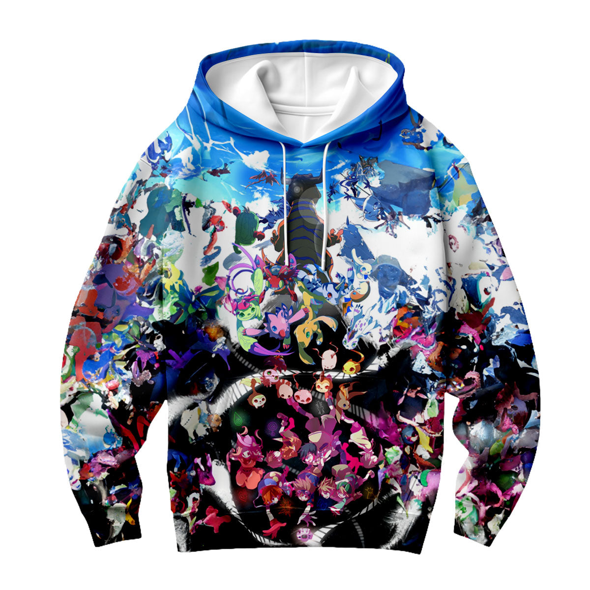 Digimon Adventure Various Digimon Colorful And Vibrant Anime Apparel