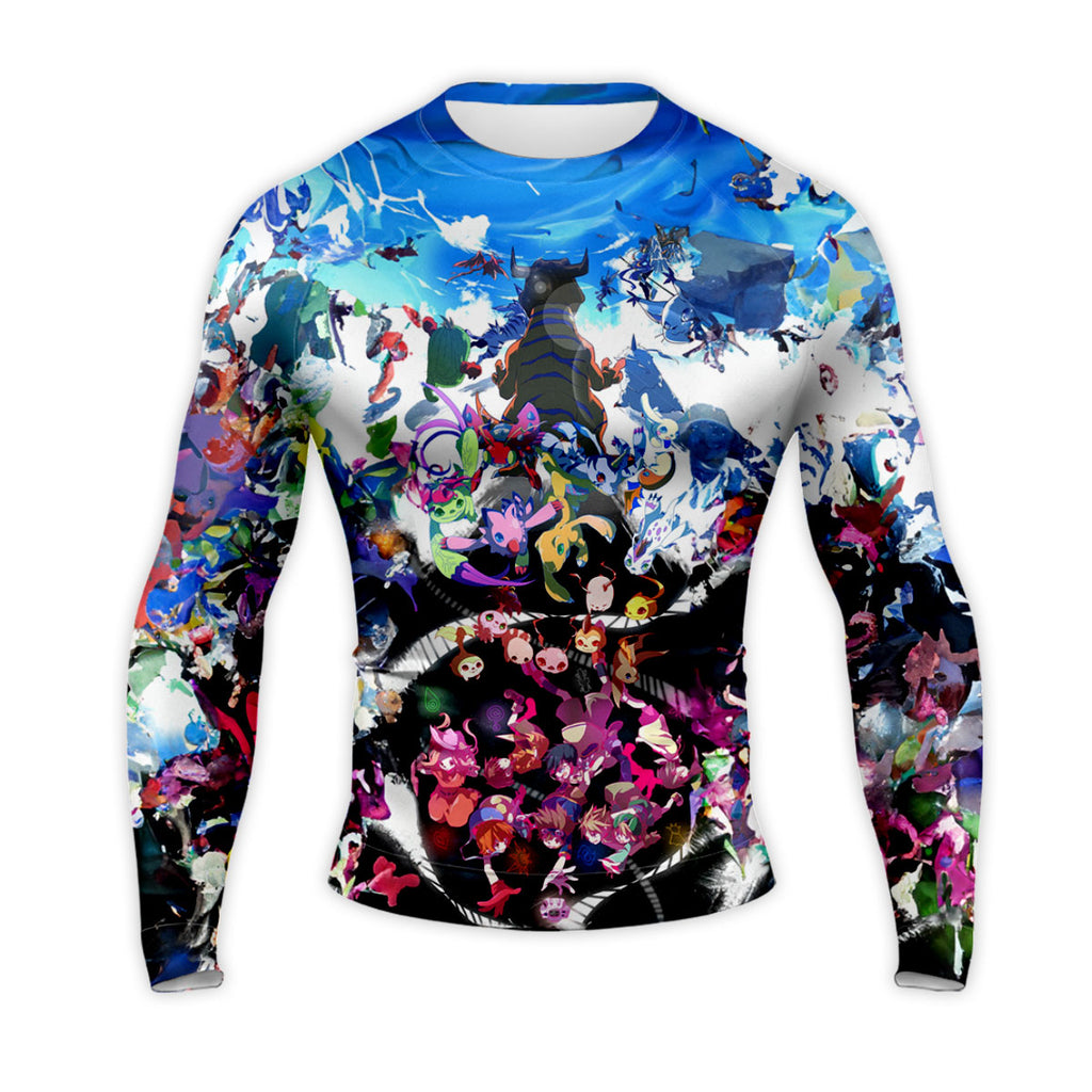 Digimon Adventure Various Digimon Colorful And Vibrant Anime Apparel