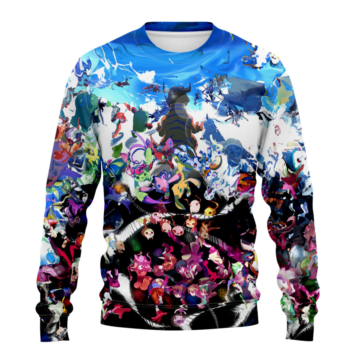 Digimon Adventure Various Digimon Colorful And Vibrant Anime Apparel