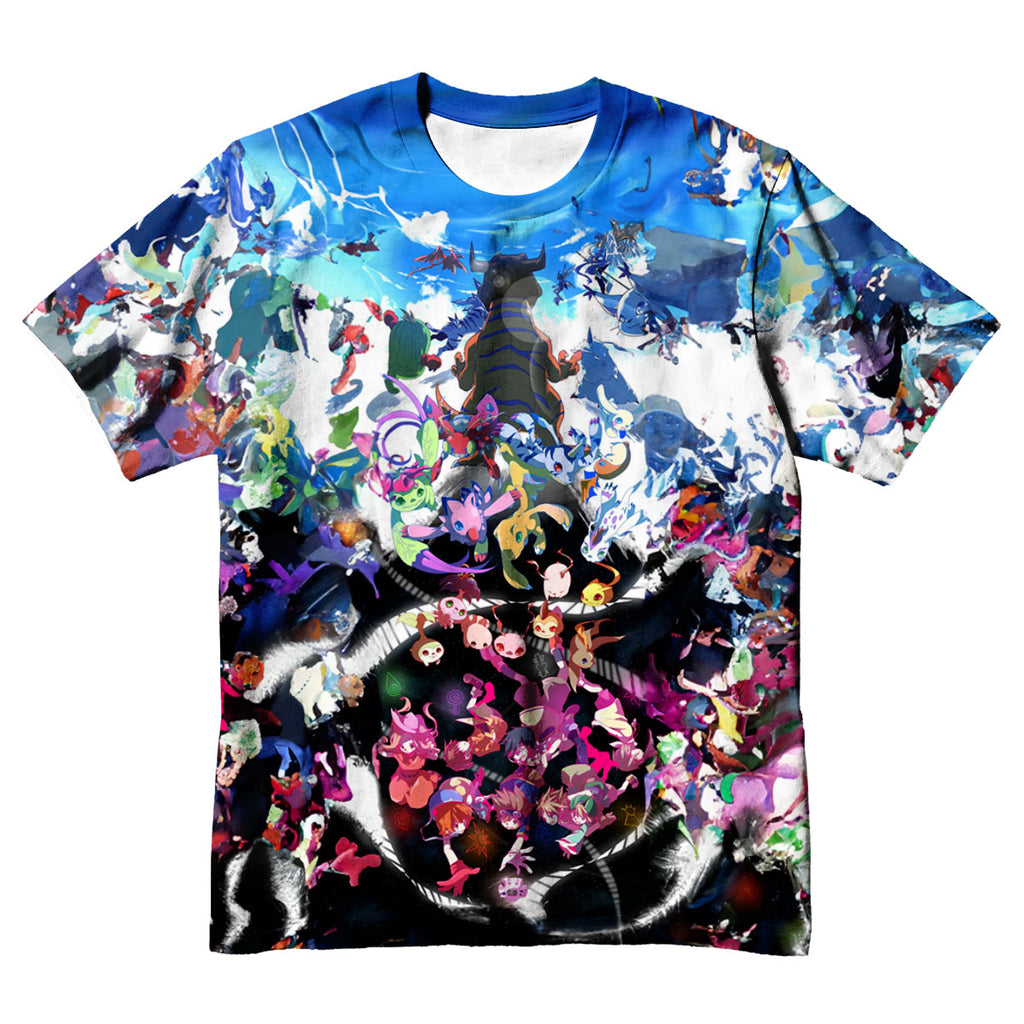 Digimon Adventure Various Digimon Colorful And Vibrant Anime Apparel