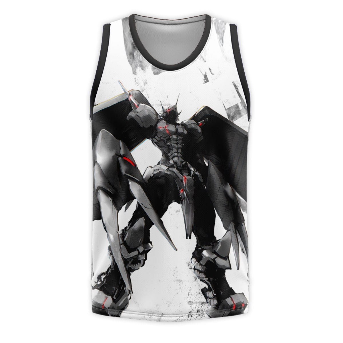 Digimon Adventure Wargreymon Black And White Battle Damage Anime Apparel