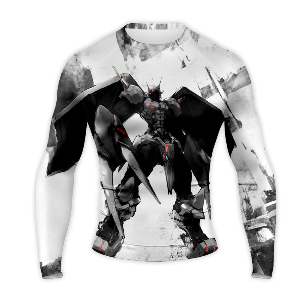 Digimon Adventure Wargreymon Black And White Battle Damage Anime Apparel