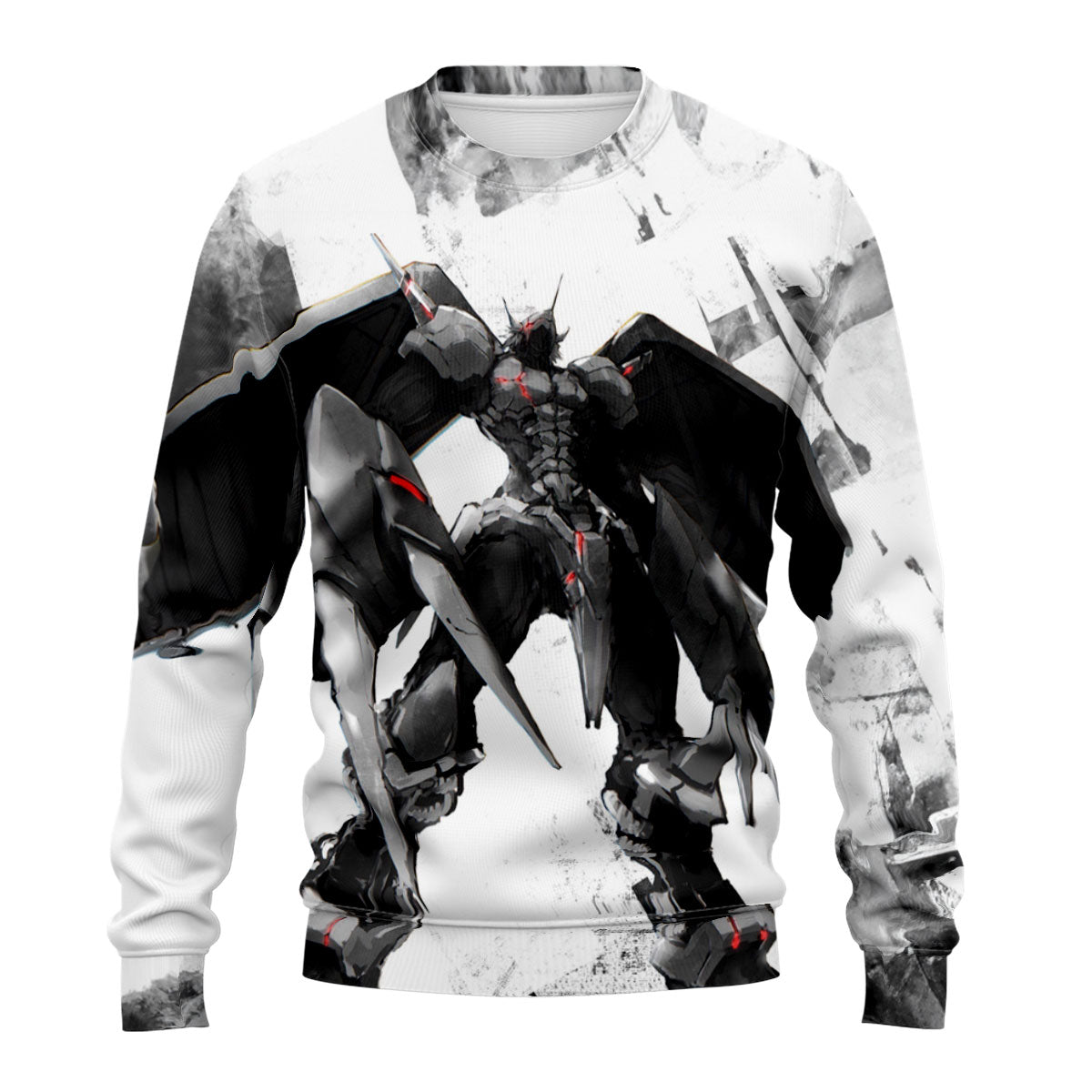Digimon Adventure Wargreymon Black And White Battle Damage Anime Apparel