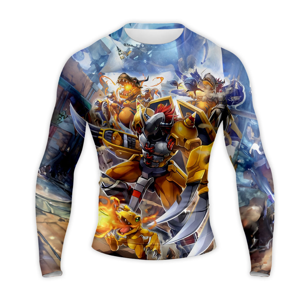 Digimon Adventure Wargreymon Blue Armor In Battle Anime Apparel