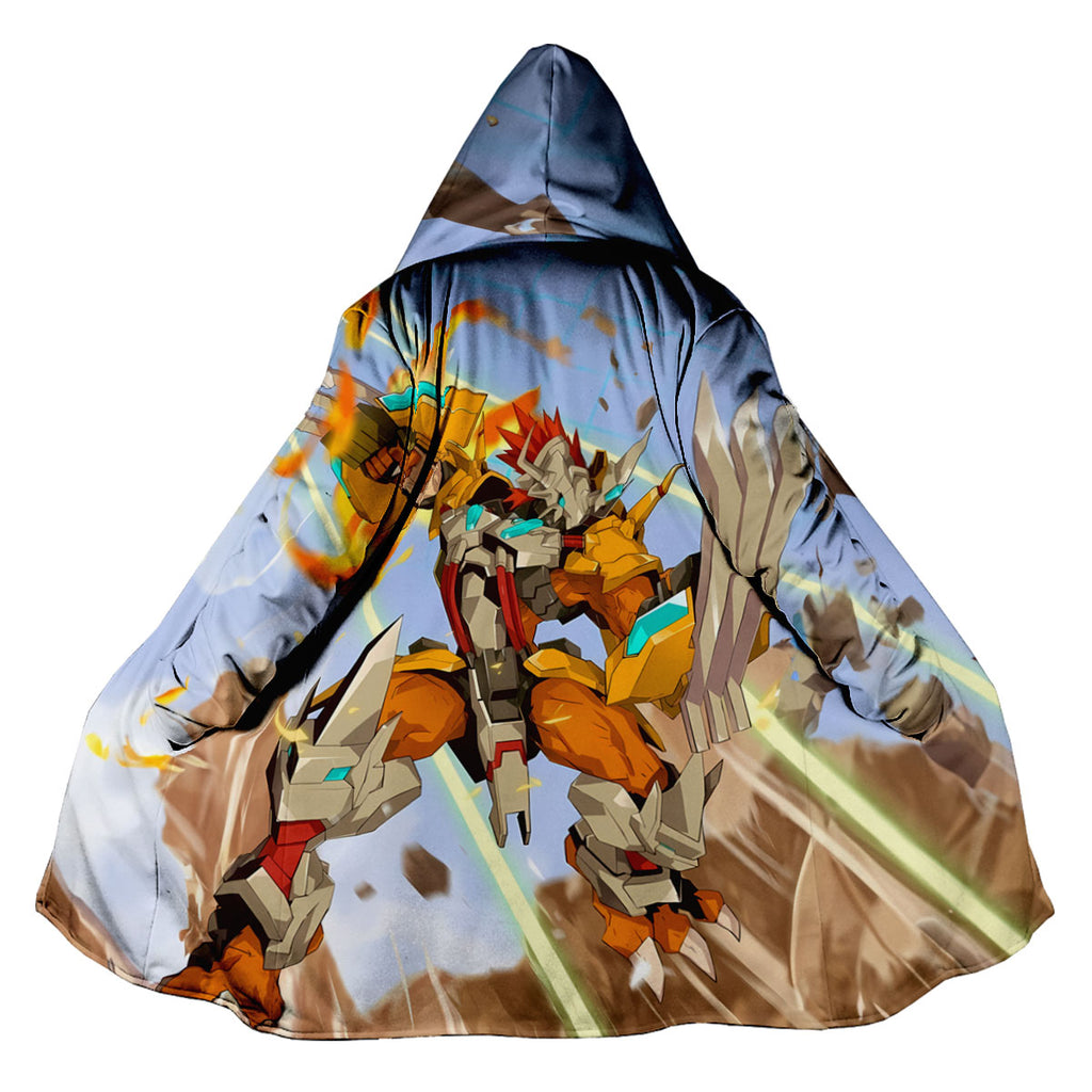 Digimon Adventure Wargreymon Charging With Orange Energy Anime Apparel