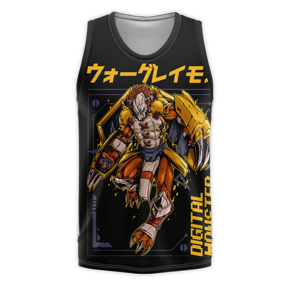 Digimon Adventure Wargreymon Dynamic Yellow Battle Pose Anime Apparel