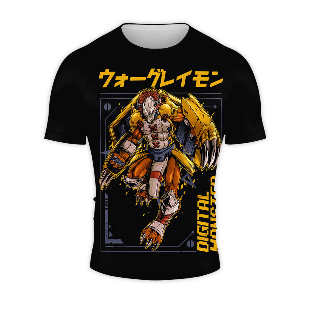 Digimon Adventure Wargreymon Dynamic Yellow Battle Pose Anime Apparel