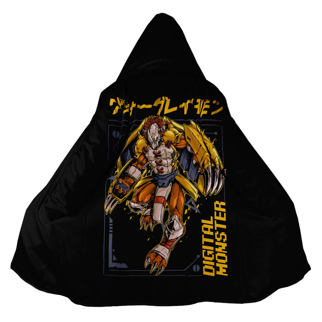 Digimon Adventure Wargreymon Dynamic Yellow Battle Pose Anime Apparel