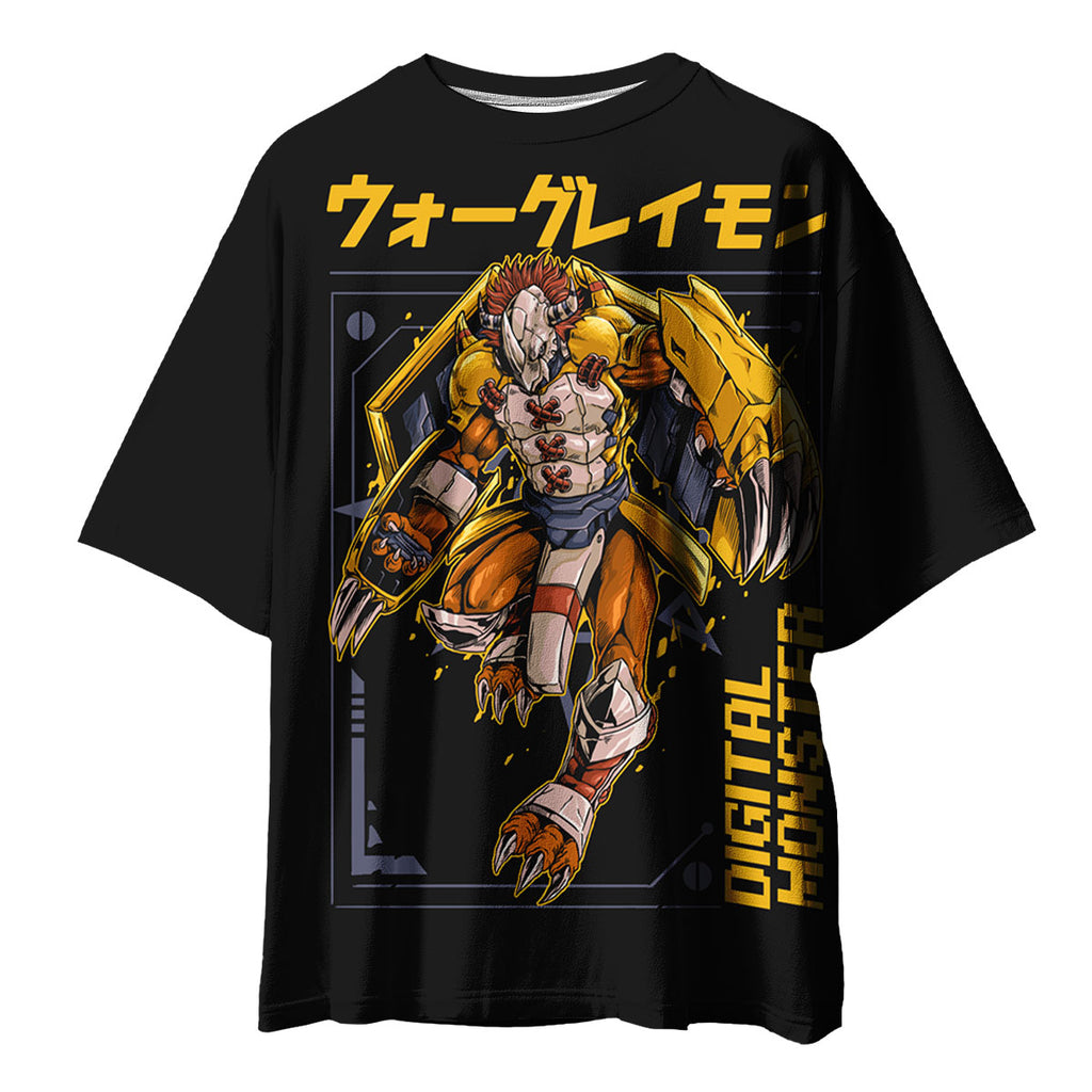 Digimon Adventure Wargreymon Dynamic Yellow Battle Pose Anime Apparel