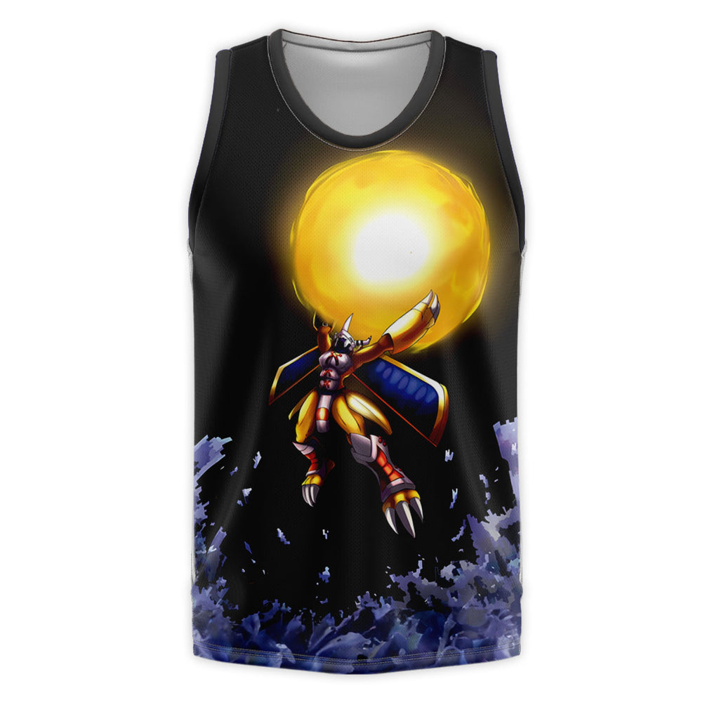 Digimon Adventure Wargreymon Firing Energy Blast Attack Anime Apparel