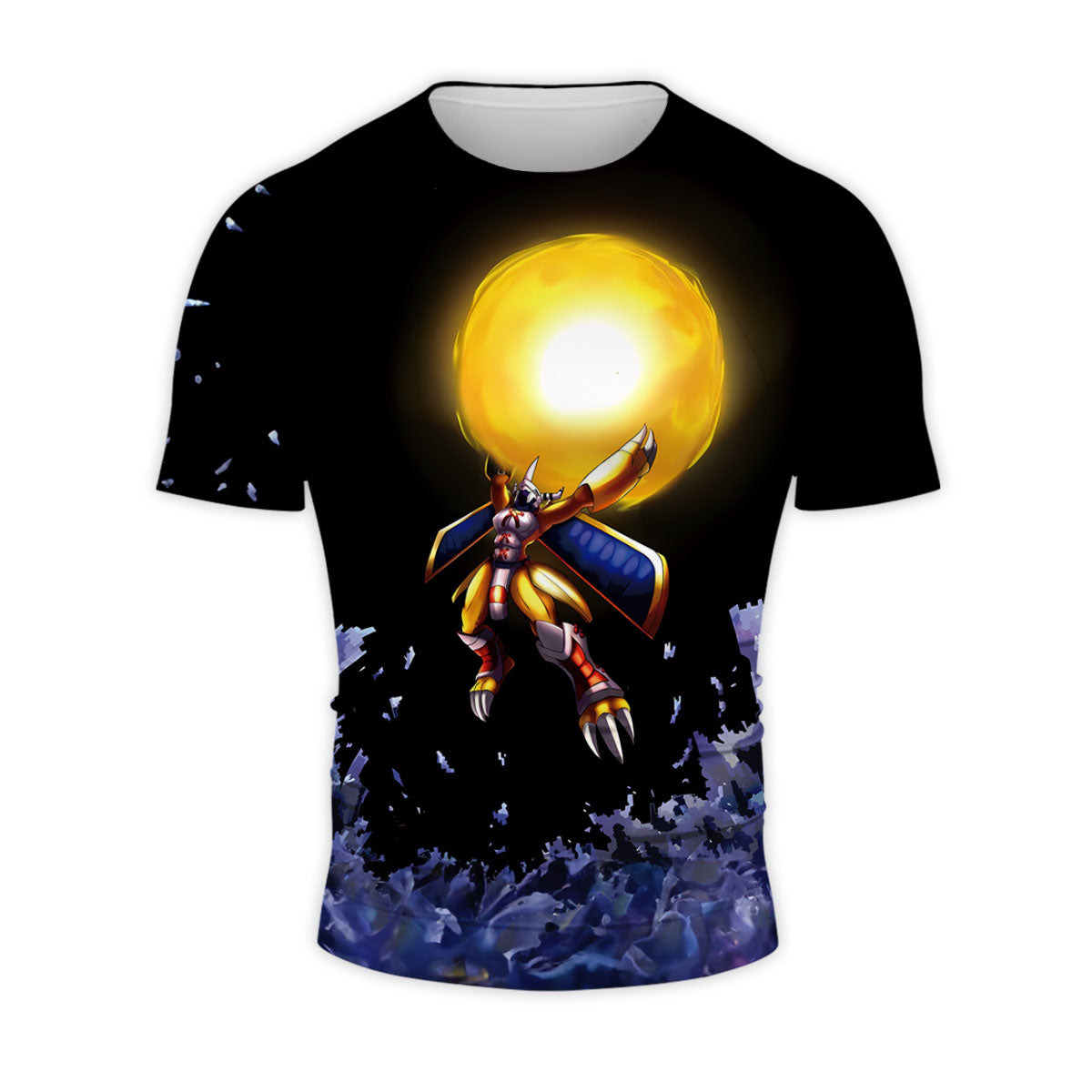 Digimon Adventure Wargreymon Firing Energy Blast Attack Anime Apparel