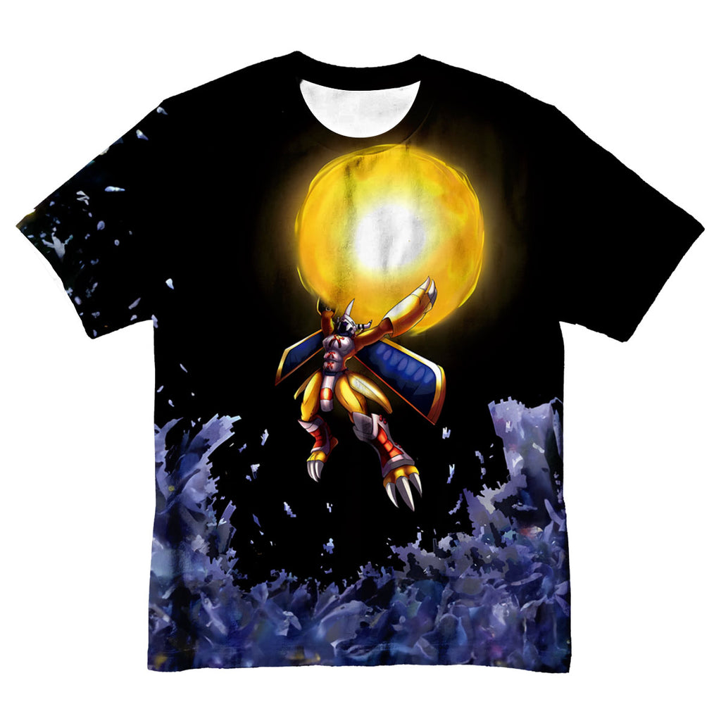 Digimon Adventure Wargreymon Firing Energy Blast Attack Anime Apparel