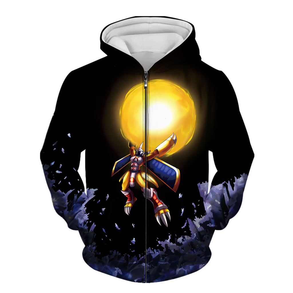 Digimon Adventure Wargreymon Firing Energy Blast Attack Anime Apparel
