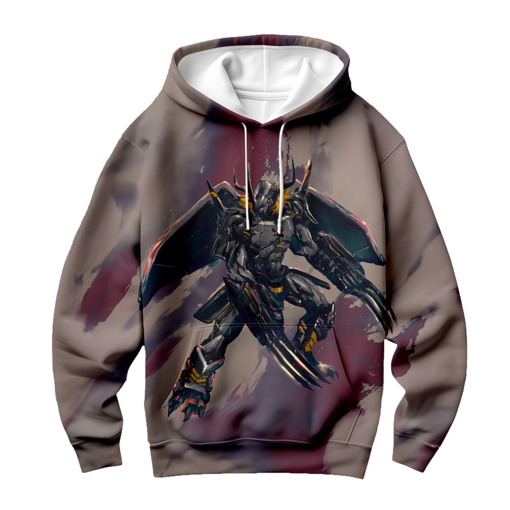 Digimon Adventure Wargreymon Flying Through Dark Skies Anime Apparel