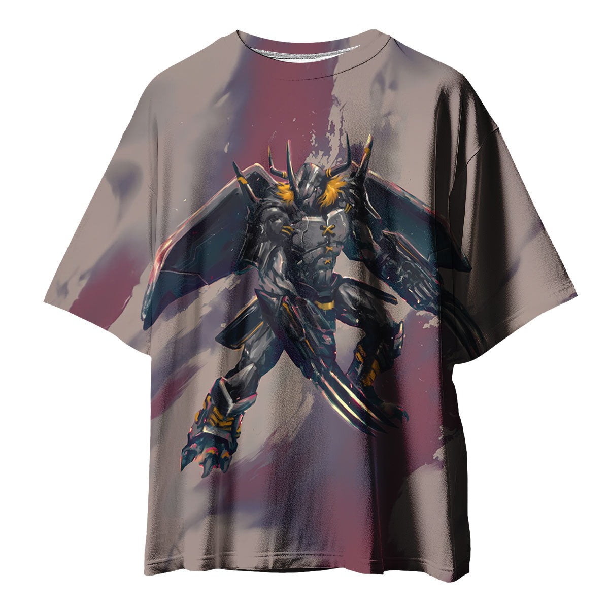 Digimon Adventure Wargreymon Flying Through Dark Skies Anime Apparel