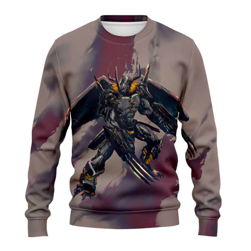 Digimon Adventure Wargreymon Flying Through Dark Skies Anime Apparel